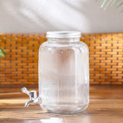 Adrian Glass Dispenser Jar 4L