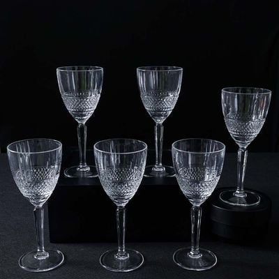 RCR Brillante 6-Piece Crystal Glass Goblet Set -23Cl