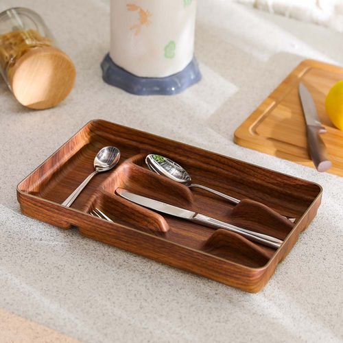 Evelin Cutlery Tray - 4 Compartment 19 x 31 x 4CM