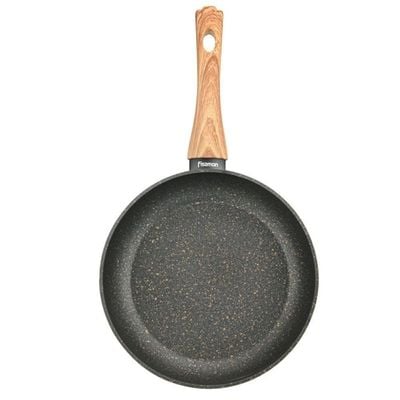 Fissman Cosmic Aluminium Frying Pan With Non-Stick Coating - 20 x 4.5 Cm - Black