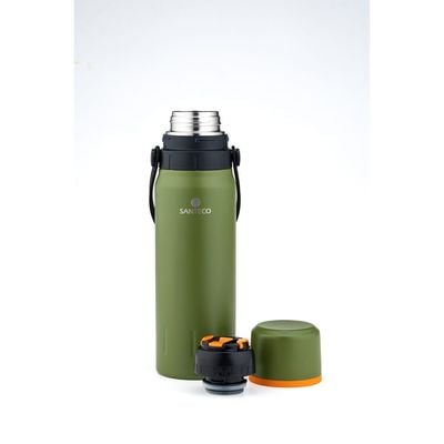 Santeco Geilo Mutipurpose Stainless Steel Vacuum Bottle Moss Green 1200 Ml