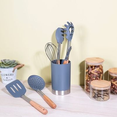 Danube Essential Stainless Steel Utensils Holder Grey