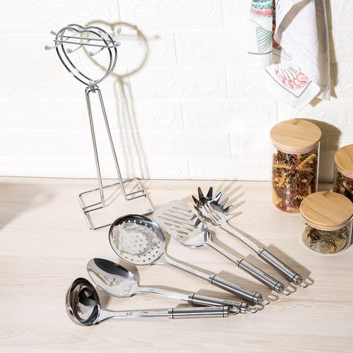 Danube Essential 6 -Piece Stainless Steel Gadget Set Silver Shiny