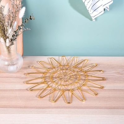 Jake Multi-Purpose Metal Trivet Rose Gold 25 Cm