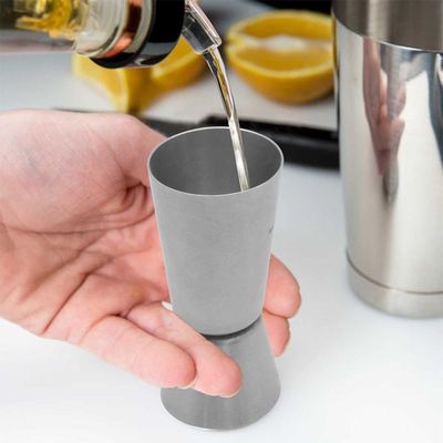 Kitchen Master Stainless Steel Bar Peg Measure 25/50 Ml