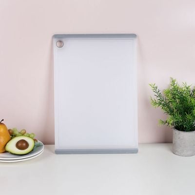 Loretta Semi-Transparent Cutting board White L 38 x W 26.5 x H 0.7 Cm