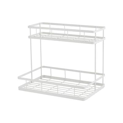  Atticus 2-Tier Pantry Organizer Iron Metal With Powder Coating White 37 X 24 X 30.7 HCM