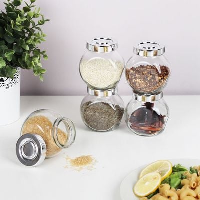  Danube Essential 5-Piece Spice Jar Set 5x200ml -8.2 X 5.2 X 8.2 HCM 