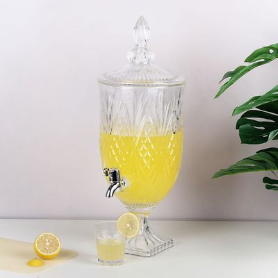  Aresha Glass Juice Dispenser 4.5L,18.8X12.5X51CM 