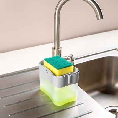 Danube Essential Soap Dispenser With Sponge 14 X 7 X 10.5 Cm Fy23048