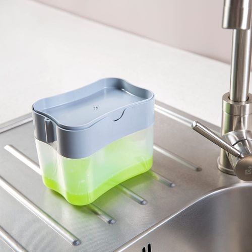 Danube Essential Soap Dispenser With Sponge 14 X 7 X 10.5 Cm Fy23048
