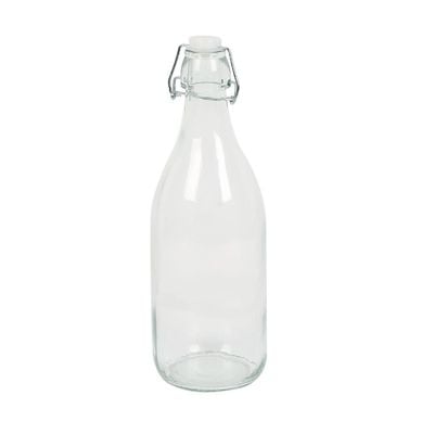 Danube Essential Glass Bottle Clear 1.0L, 9.2 X 9.2 X 32Cm Fy23035