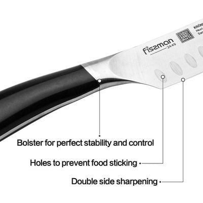 Fissman 5" Santoku Knife Kronung (X50Crmov15 Steel)