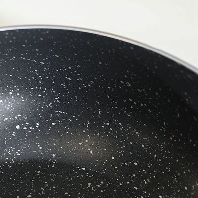 Karolina Aluminium Wok 28X8.0Cm Black -3.2MM