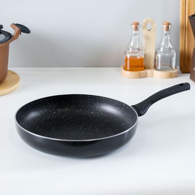 Karolina Aluminium Wok 28X8.0Cm Black -3.2MM