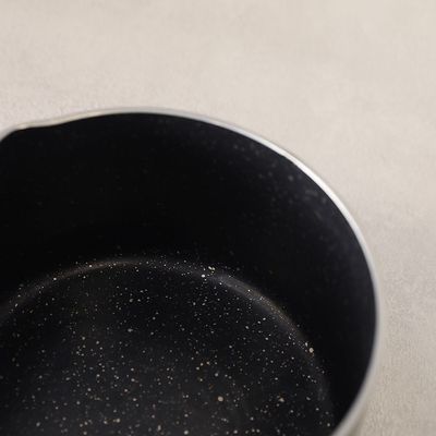 Karolina Aluminium Saucepan 18X10.5Cm Black -3.2MM