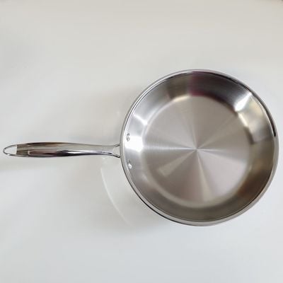 Celina Stainless Steel Frypan 24X5.0Cm Shinny Silver -2.5MM