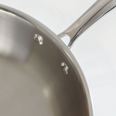 Celina Stainless Steel Frypan 28X .0Cm Shinny Silver -2.5MM