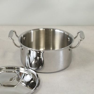 Celina Stainless Steel Casserole With Ss Lid 20X 10.0Cm Shinny Silver -2.5MM