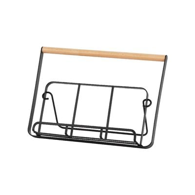 Atticus Cook Book Stand,Pad Stand Black 29.7 x 13 x 19 cm