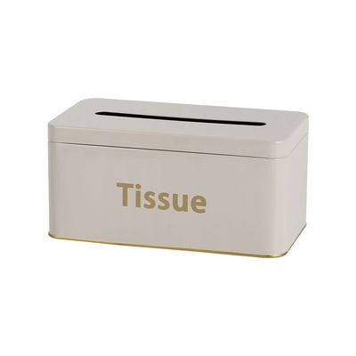 Adrian Tissue Box Beige 22.1 x 11.6 x 10.2 cm