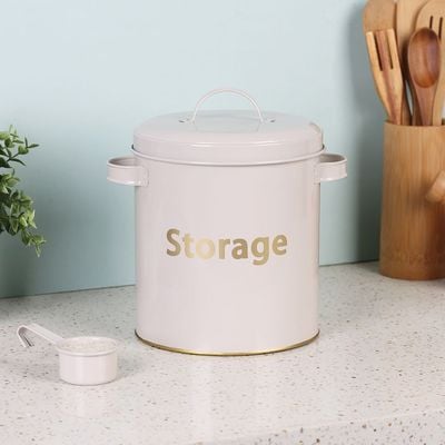 Adrian Multi Propose Food Storage Container Beige 23.5 x 19.5 x 25.5 cm,5.3 L