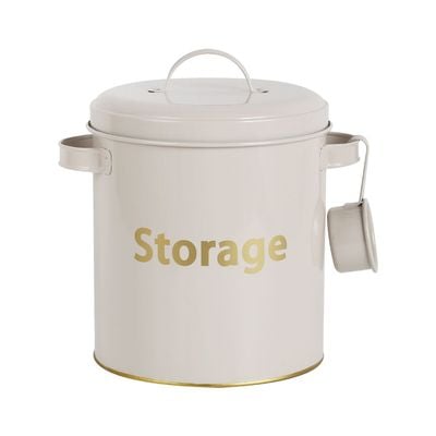 Adrian Multi Propose Food Storage Container Beige 23.5 x 19.5 x 25.5 cm,5.3 L