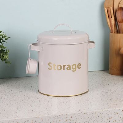 Adrian Multi Propose Food Storage Container Beige 23.5 x 19.5 x 25.5 cm,5.3 L