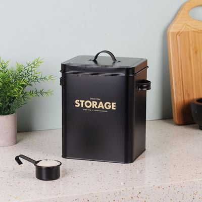 Zyra Multi Propose Food Storage Container Black 23 x 16 x 25.5 cm, 5.3 L