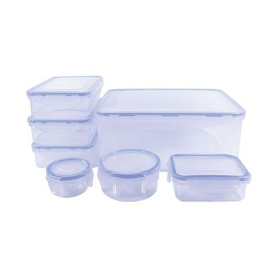 Danube Essential 7-Piece Storage Container Set 1X 5.5L,3X750Ml,1X300Ml,1X250Ml,1X100Ml