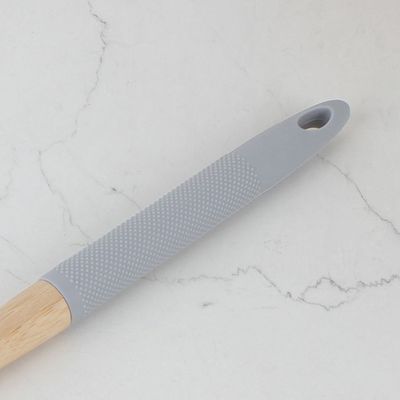 Danube Essential Scraper Silicone+ Bamboo Grey 35 X 6.5 X 2Cm