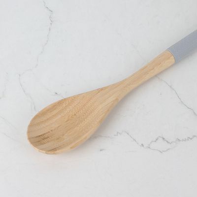 Danube Essential Serving Spoon Silicone+ Bamboo Grey 35 X 6.5 X 2Cm