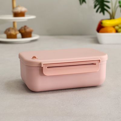 Let's Eat Stainless Steel Pink 1200Ml, 20.5X15.2X 7.8Cm