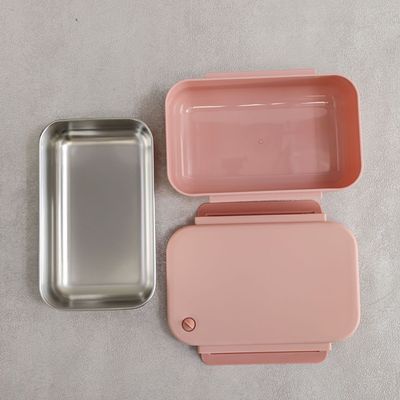 Let's Eat Stainless Steel Pink 1200Ml, 20.5X15.2X 7.8Cm