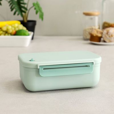 Let's Eat Stainless Steel Mint Green 1200Ml, 20.5X15.2X 7.8Cm