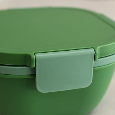 Let's Eat Salad Bowl Green 1700Ml,9.2X19.2X10.8Cm