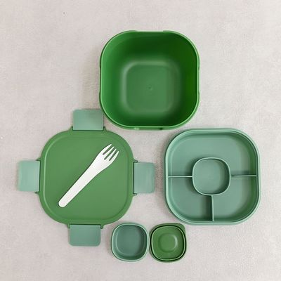 Let's Eat Salad Bowl Green 1700Ml,9.2X19.2X10.8Cm