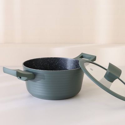 Essence 9-Pc Cross Cookware Set - Midnight Green