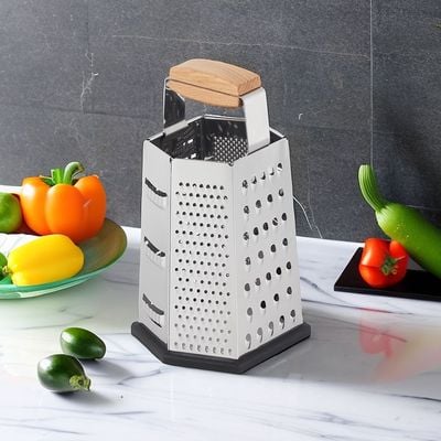 Danube Essential Six-Sided Box Grater 13x11x23.5 Cm