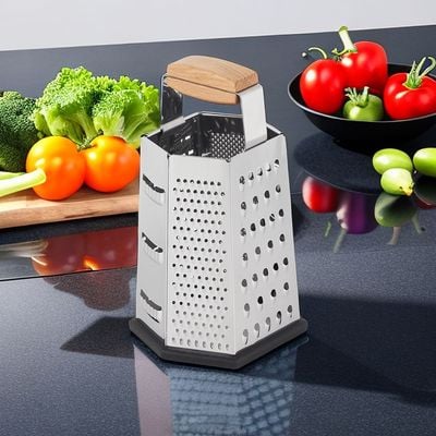 Danube Essential Six-Sided Box Grater 13x11x23.5 Cm