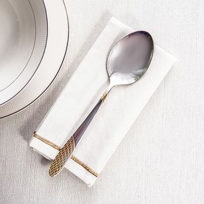 Sigma Base Basting Spoon Silver/Gold - 26 cm (L)