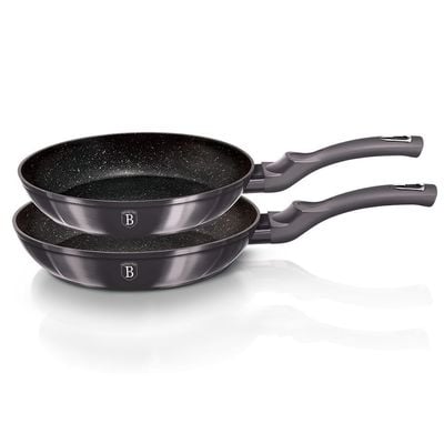 BerlingerHaus 2-Piece Frypan Set, Metallic Line Carbon Pro Edition