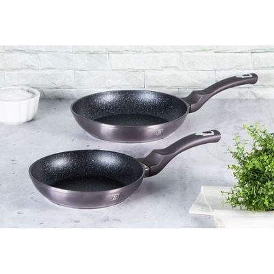 BerlingerHaus 2-Piece Frypan Set, Metallic Line Carbon Pro Edition