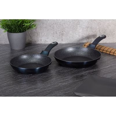 BerlingerHaus 2-Piece Frypan Set, Metallic Line Aquamarine Edition