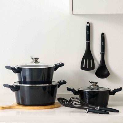 Berlinger Haus 10-Pc Cookware Set - Metallic Line Aquamarine Edition