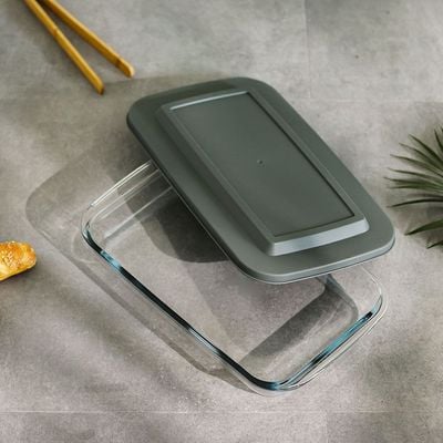 Danube Home Rectangular Borosilicate Glass Baking Dish - 2200 ml