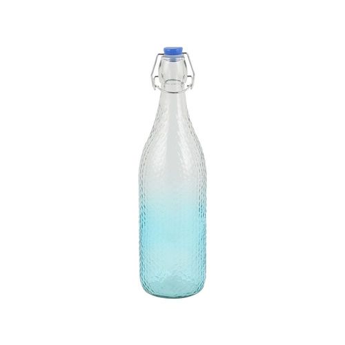 Danube Essential Colored Glass Bottle Blue 1000 Ml
