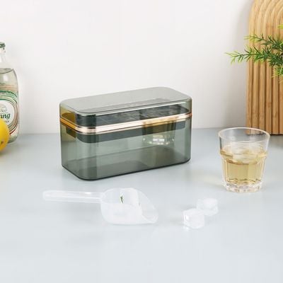 Danube Essential 4-Pc Ice Maker Box Set with Lid - Light Green - 20x10x10.5 cm