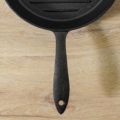 Rosette Cast Iron Round Grill Pan - 28 cm (Dia.)