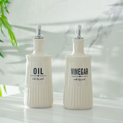 Princess 2-Pc Ceramic Oil & Vinegar Set - 2x550 ml - 8x8x23 cm 